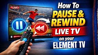 How To Pause and Rewind Live TV on your Element TV