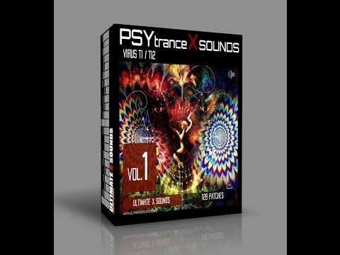 PSYtrance X Sounds Vol.1 Virus Ti soundset -  Trailer 1