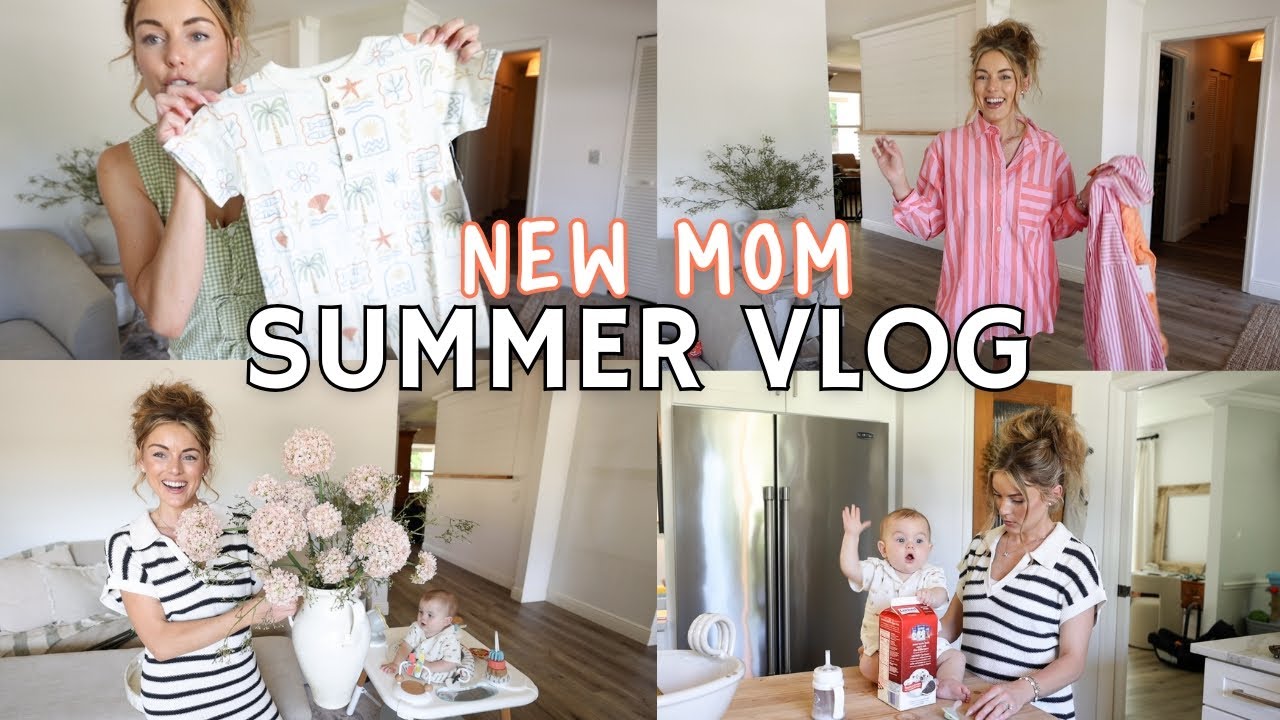 New Mom Vlog | Summer Clothing Haul & Transitioning from Breastmilk to Milk Journey