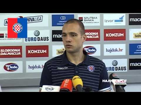 Goran Milović uoči Hajduk - Dila