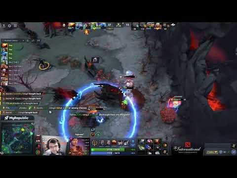 Supreme Magic Build Lina Destroys Team Secret