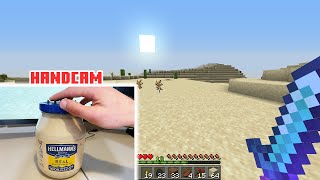 Beating minecraft with only a jar of mayonnaise