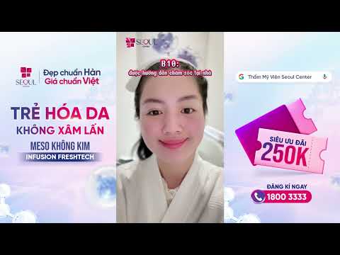 Chị Khách Chia Sẻ Tip Giải Cứu Làn Da Khô Sần, Thiếu Sức Sống Với Meso Không Kim Infusion Freshtech!