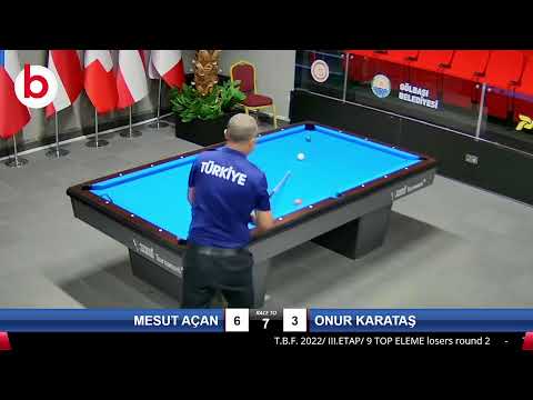 MESUT AÇAN & ONUR KARATAŞ Bilardo Maçı - 