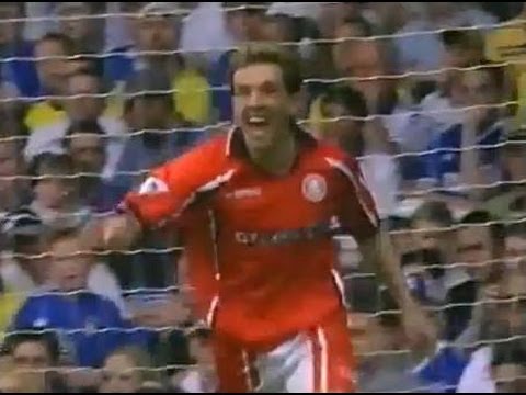 Everton v Middlesbrough 1999-00 JUNINHO DEANE GOAL