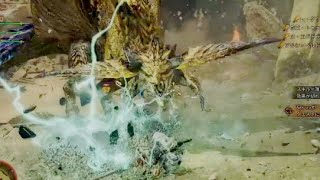 とある日の野良マルチ。英雄の証の合計体力がアイスボーンのミラボレアスが可愛くなるレベルの量でアセンダンスの高難度クエストに恐怖を感じている。【MHWILDS】【モンハンワイルズ】
