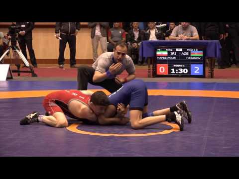AWFCUP / Ali Hafezipour (İRİ) - Ramiz Hasanov (AZE) FS cadets 42 kg final