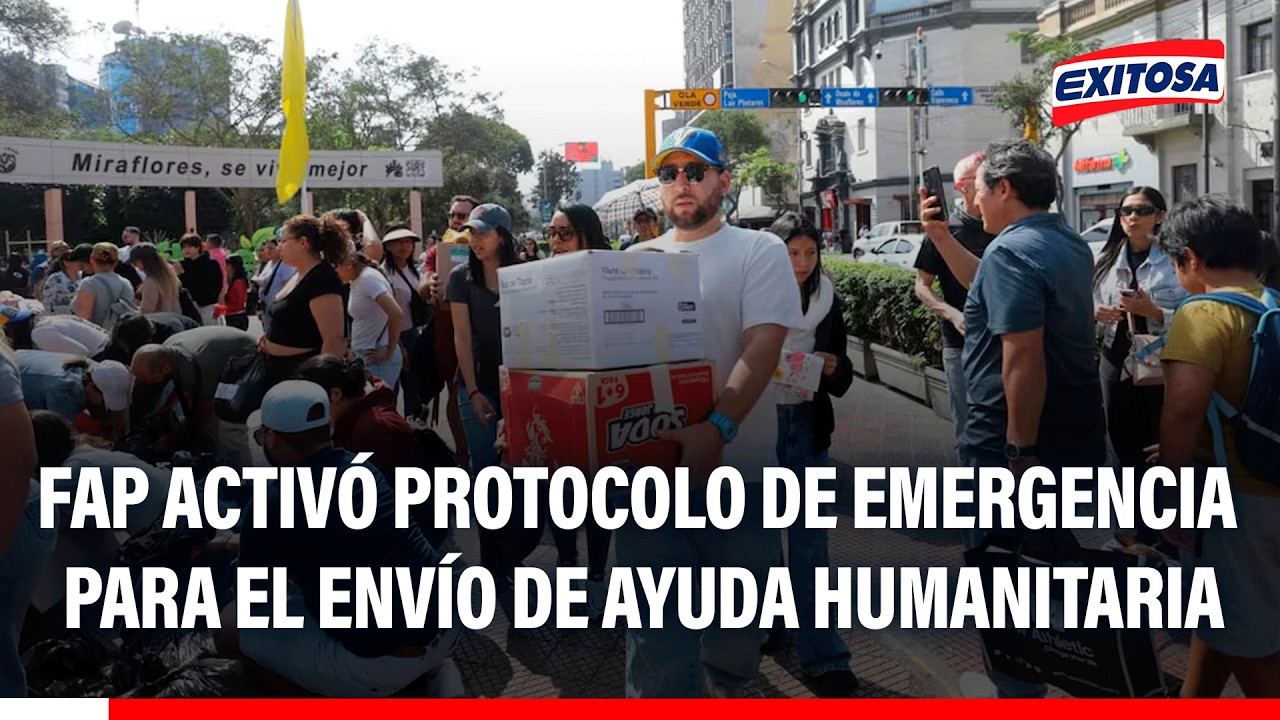 🔴🔵FAP activó protocolo de emergencia para enviar ayuda humanitaria a Venezuela tras los terremotos