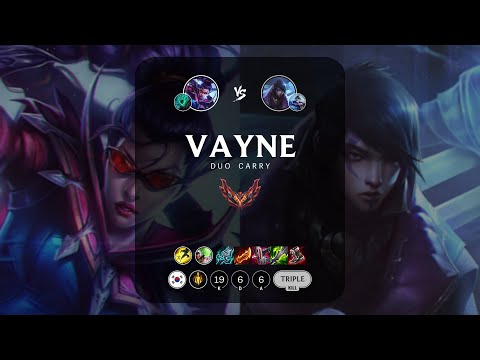Vayne ADC vs Aphelios - KR Grandmaster Patch 12.21
