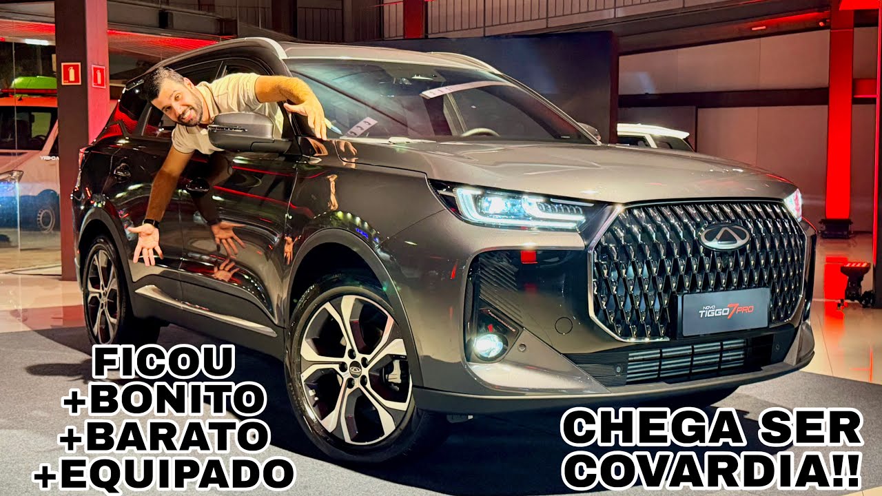 LANÇAMENTO CAOACHERY TIGGO 7 PRO 1.6 TGDI 2027 EM DETALHES | UM SUV TOTALMENTE NOVO CONFIRA!!