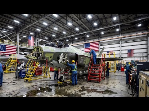 Inside a Modern U.S. F-35 Lightning II Factory: Building America’s Most Advanced Fighter Jet