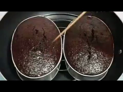 Banana cake with chocolate