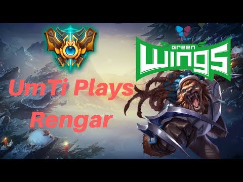 JAG UmTi Plays Rengar vs Nidalee Jungle S7  Ranked | How To Jungle