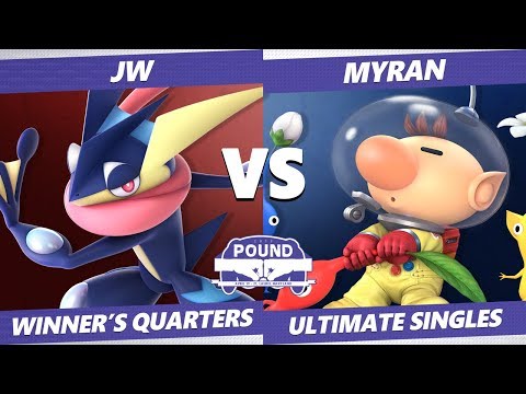 Pound 2019 SSBU - NCG JW (Greninja) VS Armada Myran (Olimar) Smash Ultimate Winner's Quarters