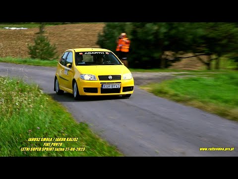 JANUSZ SMOŁA / JAKUB KALISZ - FIAT PUNTO - LETNI SUPER SPRINT Łużna 27-08-2023