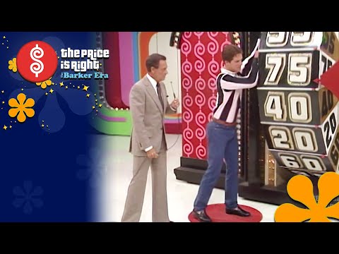 University of Arizona Wildcats Football Player Spins The Big Wheel - The Price Is Right 1985