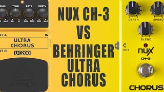 Video thumbnail for Behringer UC200 Ultra Chorus VS NUX CH-3 Chorus by Ryan Lutton