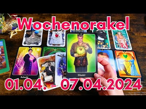 Wochenorakel / Wochenbotschaft vom 01.04.- 07.04.2024 - Lass es fließen ❤️🌹🌻