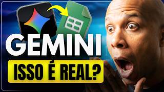 😱 CHEGOU A FUNÇÃO que FALTAVA! O Gemini agora AUTOMATIZA tudo usando o Google Sheets
