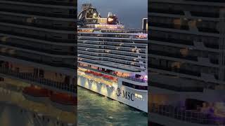 I caught a video of this beautiful ship leaving!.. #cruiseship #yt #travel #shorts #ytshorts