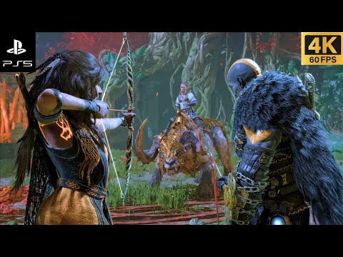 God of War Ragnarök PS5 4K HDR Gameplay | Kratos Brutally Killed Heimdal