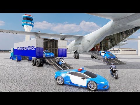 US Police Transporter Plane Simulator (by Dolphin Games) Android Gameplay [HD]