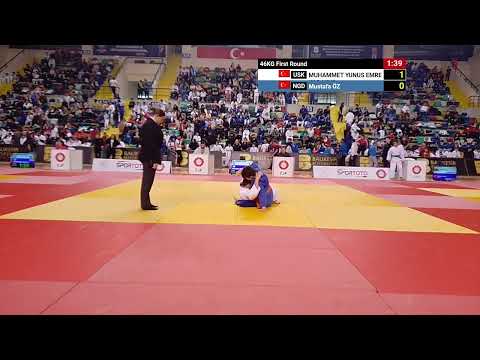 MUHAMMET YUNUS EMRE KARAKUŞ - Mustafa ÖZ 46KG First Round
