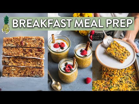 Fall Breakfast Meal Prep | Easy Vegan Recipes
