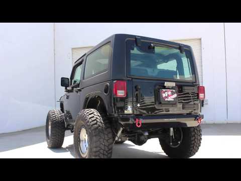 aFe POWER 07-15 Jeep Wrangler JK 2-1/2” Hi-Tuck Cat-Back Exhaust Sound Clip