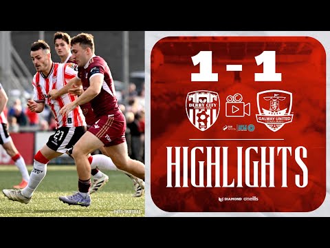 Derry City 1-1 Galway United - LOI Highlights - 13/06/2025