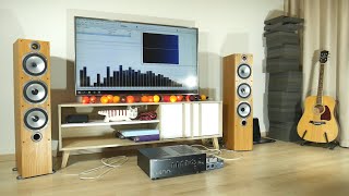 Video thumbnail for Monitor Audio BR6 + Yamaha A-S500 sound & bass excursion test by Techscrew