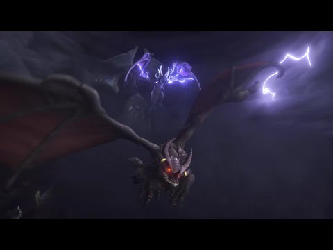 Wrathion Faces Raszageth , The Prize Inside Cinematic , World of Warcraft Dragonflight