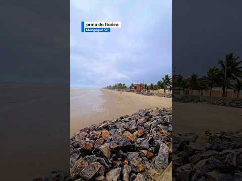 Praia do Itaóca em Mongaguá no litoral sul do estado de São Paulo. #praia #saopaulo
