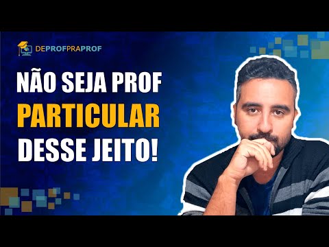 ? NÃO SEJA PROFESSOR PARTICULAR DESSE JEITO | Aulas Online ???