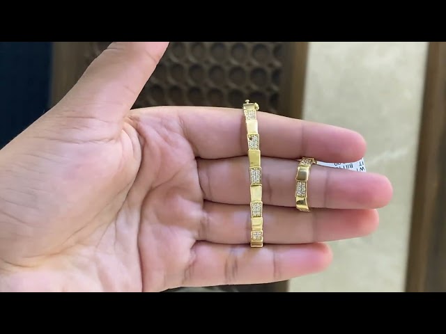 1960s Diamond Braided 18 Karat Gold Bombe Bracelet For Sale at 1stDibs