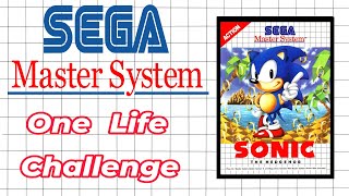 Master System One Life Challenge Sonic the Hedgehog 