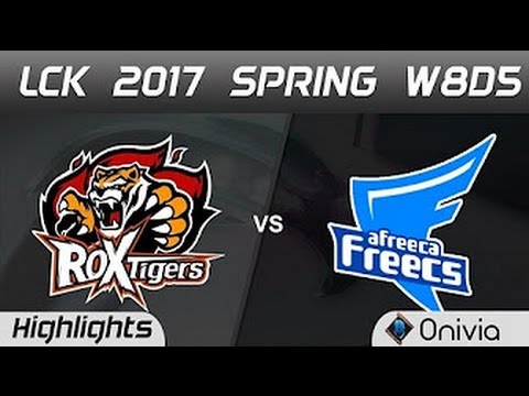 ROX vs AFS Highlights Game 1 LCK Spring 2017 W8D5 ROX Tigers vs Afreeca Freecs