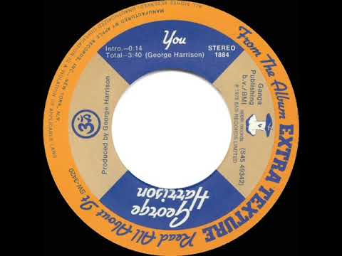 1975 HITS ARCHIVE: You - George Harrison (stereo 45)