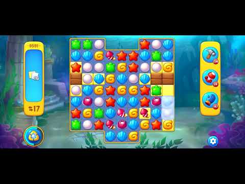 Fishdom level 9591 no boosters フィッシュダム ノーマル