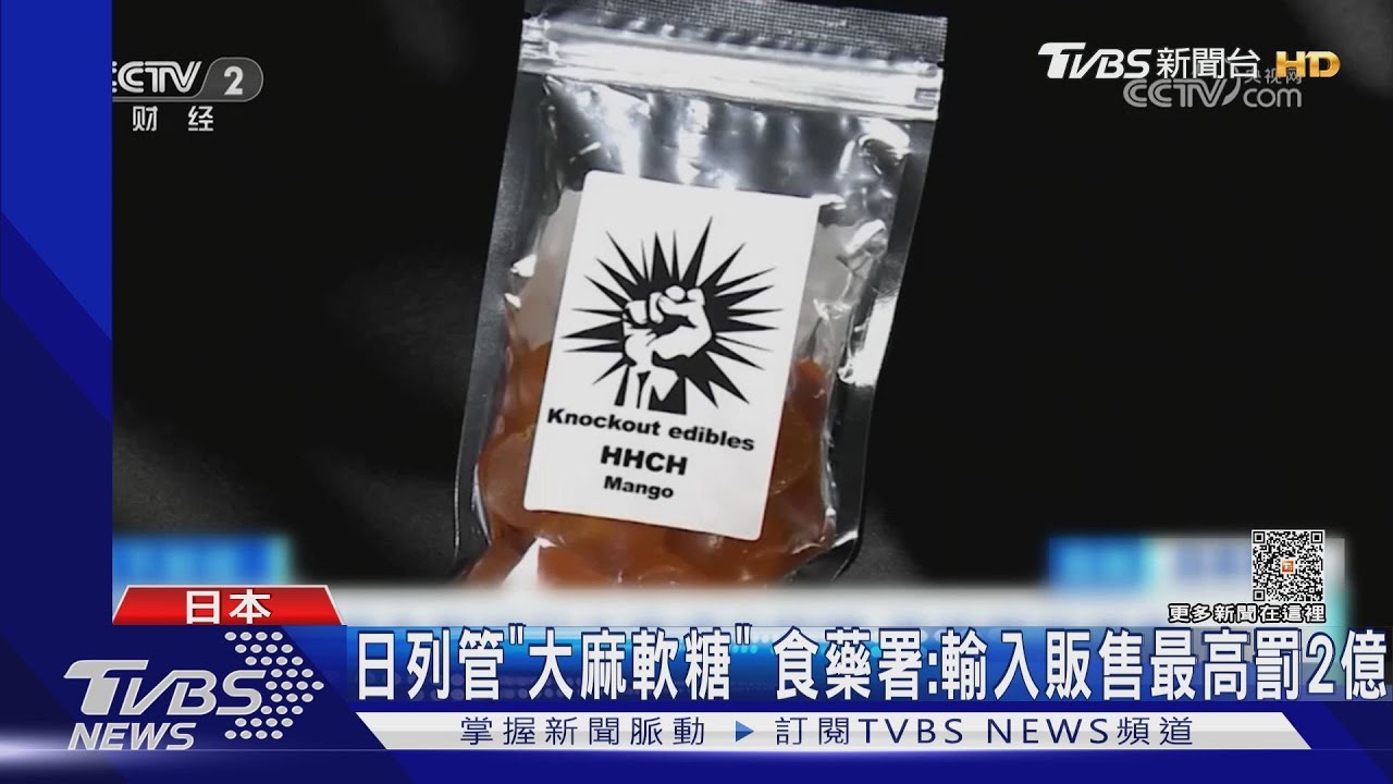 「大麻軟糖」日本列管 食藥署:輸入、販售最高罰2億