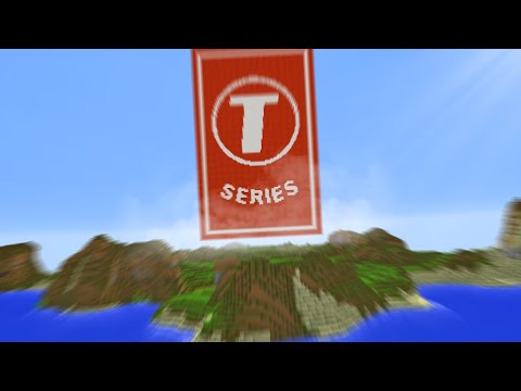 PewDiePie vs. T-Series in Minecraft