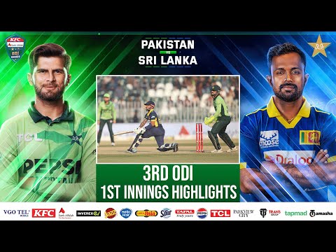 1st Innings Highlights | Pakistan vs Sri Lanka ODI series 2025 | 3rd ODI | PCB | M2S1U
