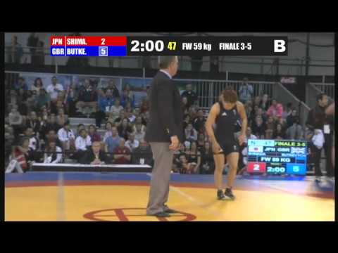 Olga Butkevych Wins Bronze 59kg - FINAL-GBR-JAP