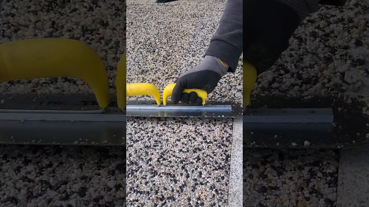 Driveway Transformed Using The Resin Bound Surfacing Oyster Blend. #resin #resinpour #driveway