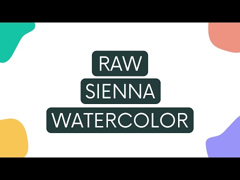 Raw Sienna Watercolor - Paint Characteristics & Color Mixing
