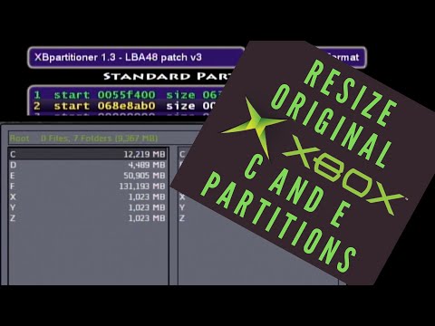 Modding The Original Xbox Part 16 - Resizing Default Partitions