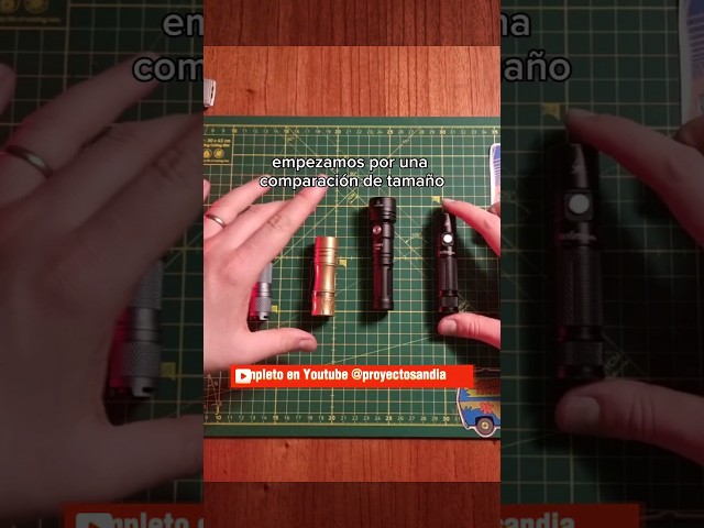 Vídeo relacionado con ABSINA 2x mini linterna LED con batería - Linterna niños con 60 lúmenes & 110m de alcance - Linterna infantil para niños y niñas, foco ajustable, incluye batería - Linternas pequeñas