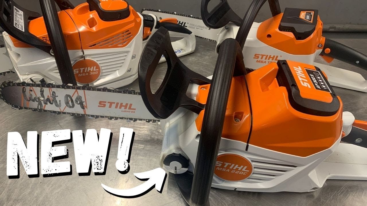 The New STIHL MSA220 vs MSA300 vs MSA120 What is the difference #stihl #batterychainsaw #saw