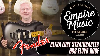 Video thumbnail for Fender American Ultra Luxe Stratocaster Floyd Rose HSS - EMPIRE MUSIC by Empire Music