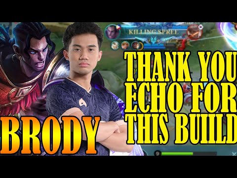 BRODY BEST BUILD FROM ECHO BENNYQT | THANK YOU ECHO BENNYQT FOR THIS NEW BRODY BUILD - INPLAY MLBB